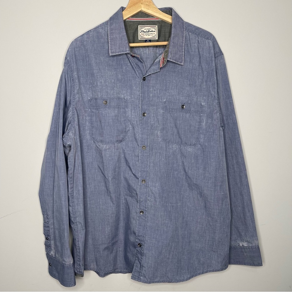 Men’s flag & Anthem men’s‎ button up shirt size X-Large xl
